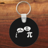 Pi Day Be Rational Get Real Funny Wiskunde Compare Sleutelhanger (Voorkant)