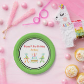 PI Day Birthday Naam toevoegen Papier Bord (Feest)