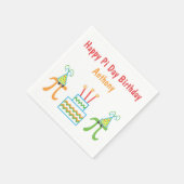 Pi Day Birthday Specialized Paper Napkins Servet (Hoek)