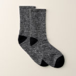 Pi Day Black and White Pattern Pi Digits Sokken<br><div class="desc">Pi Day Black and White Pattern Pi Digits,  Socks</div>