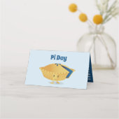 Pi Day Blueberry Pie Party Blauwe Wiskunde Vakanti Plaatskaartje (Achterkant)