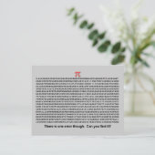Pi Day Briefkaart (Staand voorkant)