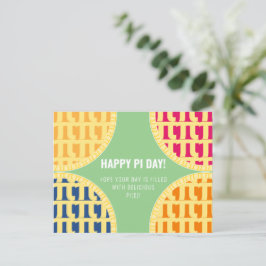 Pi Day Briefkaart "Happy Pi Day" Delicious Pi