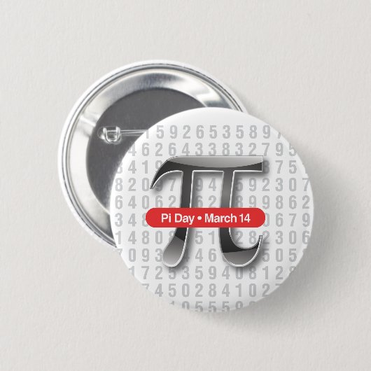 Pi Day Button (Voorkant /achterkant)