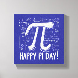 Pi Day Canvas – Stijlvolle Wiskunde Art voor Pi Da