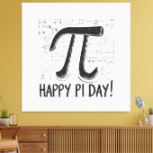 Pi Day Canvas – Stijlvolle Wiskunde Art voor Pi Da (Insitu (Woonkamer))