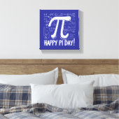 Pi Day Canvas – Stijlvolle Wiskunde Art voor Pi Da Afdruk (Insitu (Slaapkamer))