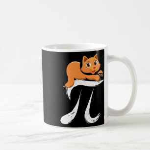 Pi Day Cat Kitten 14 maart Wiskunde Wiskunde Koffiemok