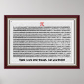 Pi Day Chart voor FUN Poster (Voorkant)