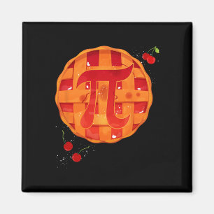 Pi Day Cherry Pie Wiskunde Teacher Funny Thanksgiv Magneet