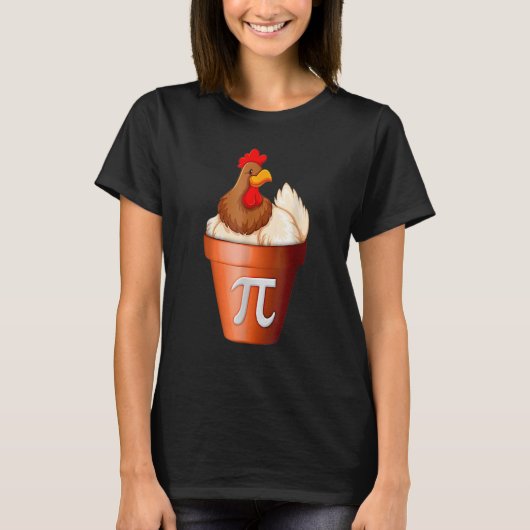 Pi Day Chicken Pot Pie School Student T-shirt (Voorkant)