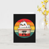 Pi Day Chicken Pot Pie Wiskunde Science Teacher Fu Kaart (Gele Bloem)