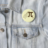 Pi Day Chocolate Pi-Button Ronde Button 5,7 Cm (In situ)