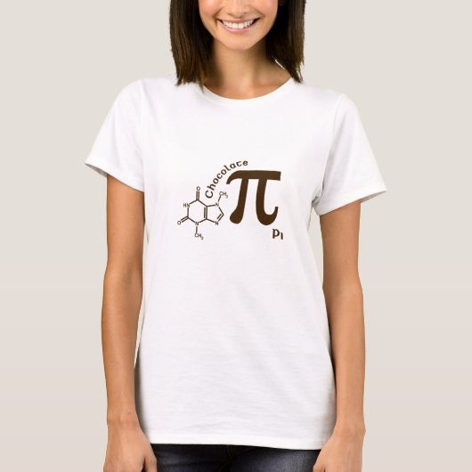 Pi-day Chocolate Pi-Shirt T-shirt (Voorkant)