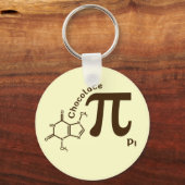 Pi Day Chocolate Pi-Sleutelhanger Sleutelhanger (Voorkant)