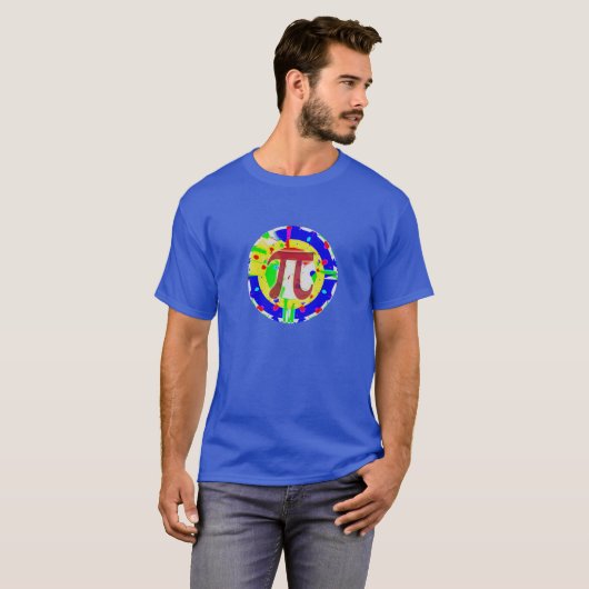 Pi Day Colors T-shirt (Voorkant volledig)