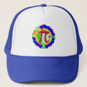 Pi Day Colors Trucker Pet (Voorkant)