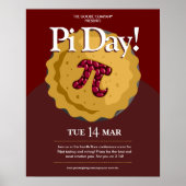 Pi Day Company Event | Poster van de Partij van de (Voorkant)