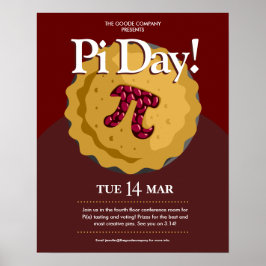 Pi Day Company Event | Poster van de Partij van de