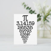 Pi Day compleye 3.14 Briefkaart (Staand voorkant)