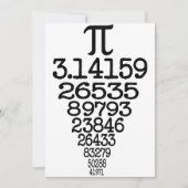 Pi Day compleye 3.14 Kaart (Voorkant)