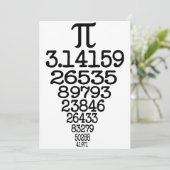 Pi Day compleye 3.14 Kaart (Staand voorkant)