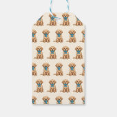 Pi Day Dog met Pi symbool | Happy Pi Day Cadeaulabel (Achterkant)