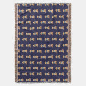 Pi Day Dog met Pi symbool | Happy Pi Day Deken (Voorkant Verticaal)