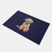 Pi Day Dog met Pi symbool | Happy Pi Day Deurmat (Schuin)