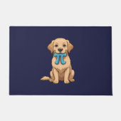 Pi Day Dog met Pi symbool | Happy Pi Day Deurmat (Voorkant)