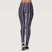 Pi Day Dog met Pi symbool | Happy Pi Day Leggings (Achterkant)