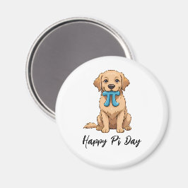 Pi Day Dog met Pi symbool | Happy Pi Day Magneet