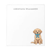 Pi Day Dog met Pi symbool | Happy Pi Day Notitieblok (Voorkant)