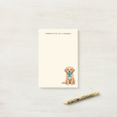 Pi Day Dog met Pi symbool | Happy Pi Day Post-it® Notes (Op bureau)