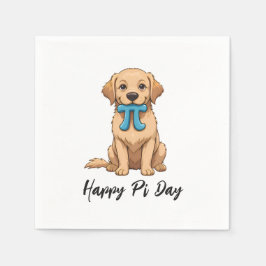 Pi Day Dog met Pi symbool | Happy Pi Day Servet