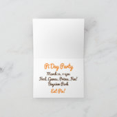 Pi Day, eet taart! Uitnodiging (Binnen)