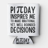 Pi Day Funny Blikjeskoeler (Voorkant)