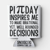 Pi Day Funny Blikjeskoeler (Achterkant)