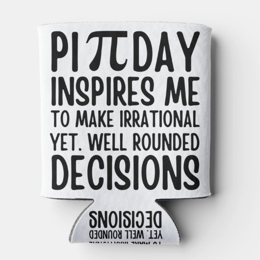 Pi Day Funny Blikjeskoeler (Achterkant)