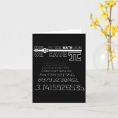 PI Day Funny Excellent Graphic Quote Print Wiskund Kaart (Gele Bloem)