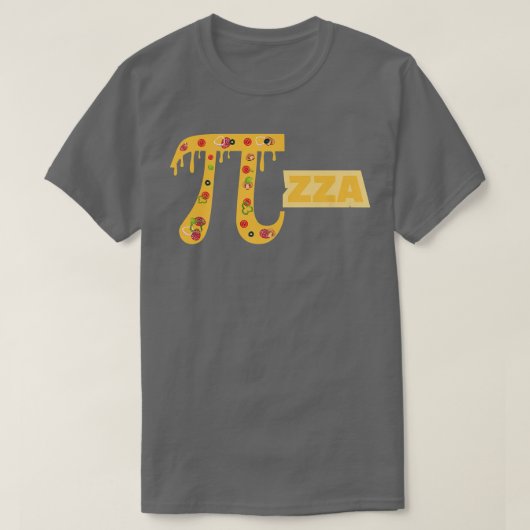Pi Day Funny Graphic Apparel Pi Zza, Pizza Lovers T-shirt (Design voorkant)
