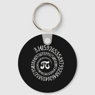 Pi Day Funny Graphic Spiral Formula Wiskunde L Sleutelhanger