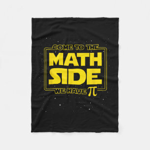 Pi Day Funny - kom naar de Wiskunde kant we hebben Fleece Deken