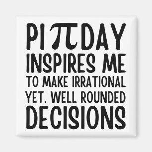 Pi Day Funny Magneet