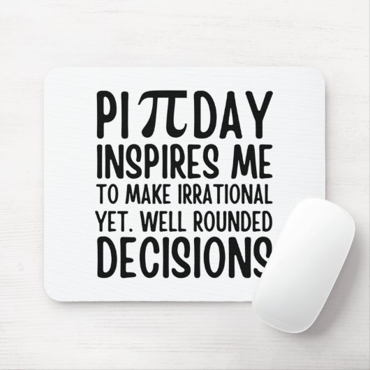 Pi Day Funny Muismat (Met muis)