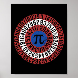 Pi Day Funny Nerd Geek Wiskunde Algebra Student Do Poster