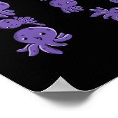 Pi Day Funny Octopi Octopus Zee Life Pi Symbool Ma Poster (Hoek)