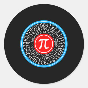 Pi Day - Funny Pi Day voor Wiskunde Geek Ronde Sticker