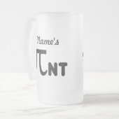 Pi Day Funny Pi-nt 2011 © Personalized Mug Matglas Bierpul (Voorkant links)