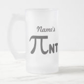 Pi Day Funny Pi-nt 2011 © Personalized Mug Matglas Bierpul (Links)